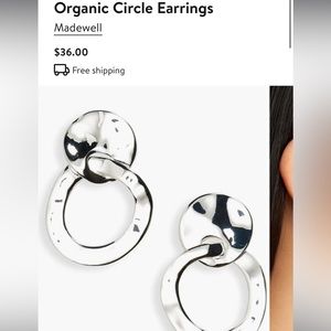 Madewell organic circle earrings